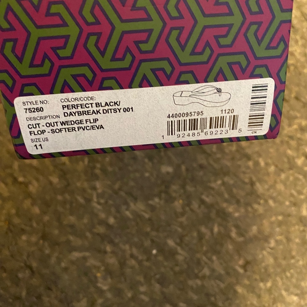 TORY BURCH size 11 Daybreak Ditsy